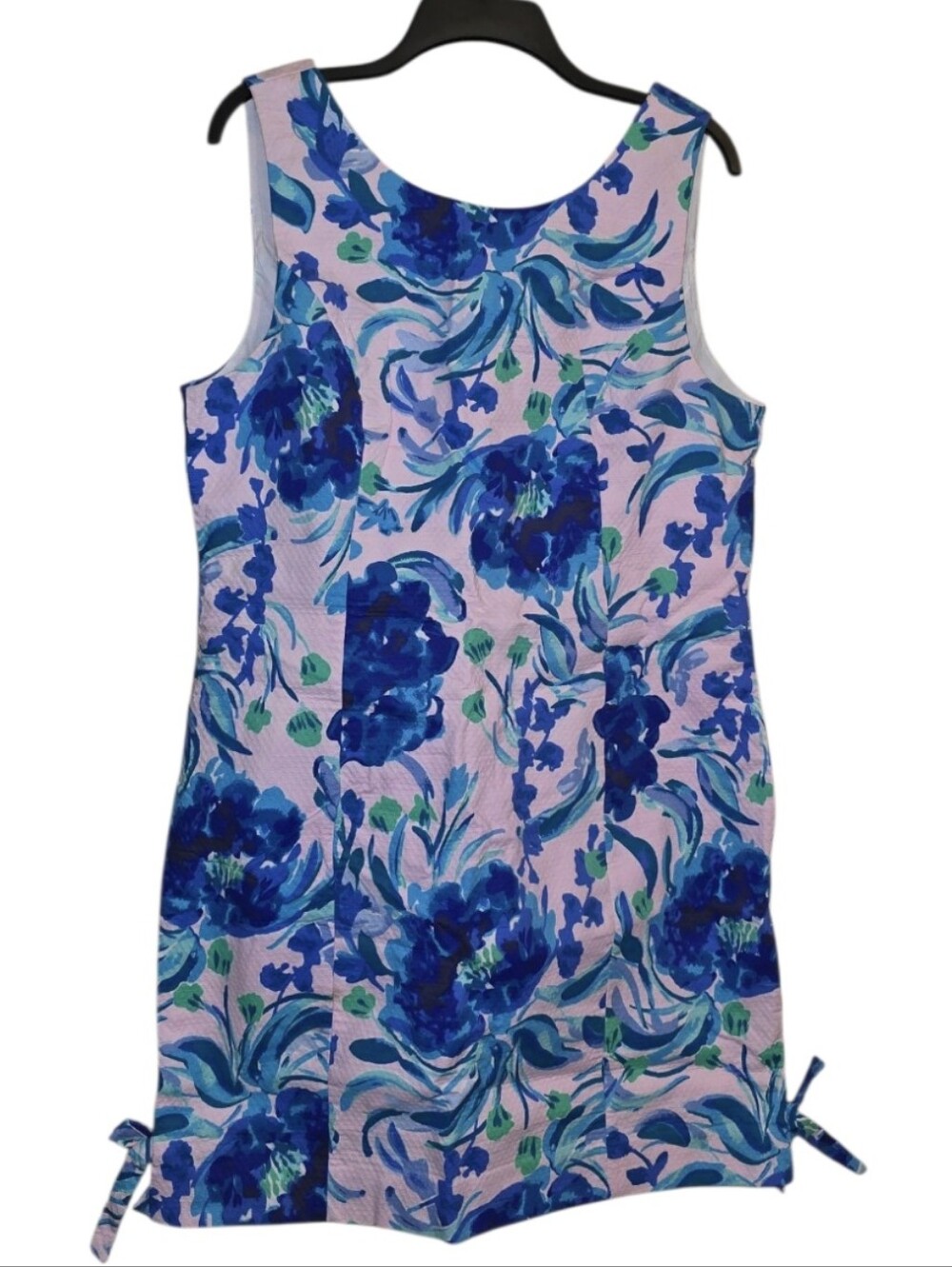 NWOT Lilly Pulitzer Pink Dress with Blue Floral Print